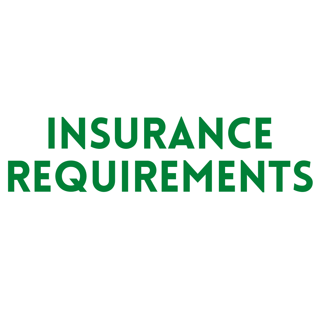 insurance requirements button