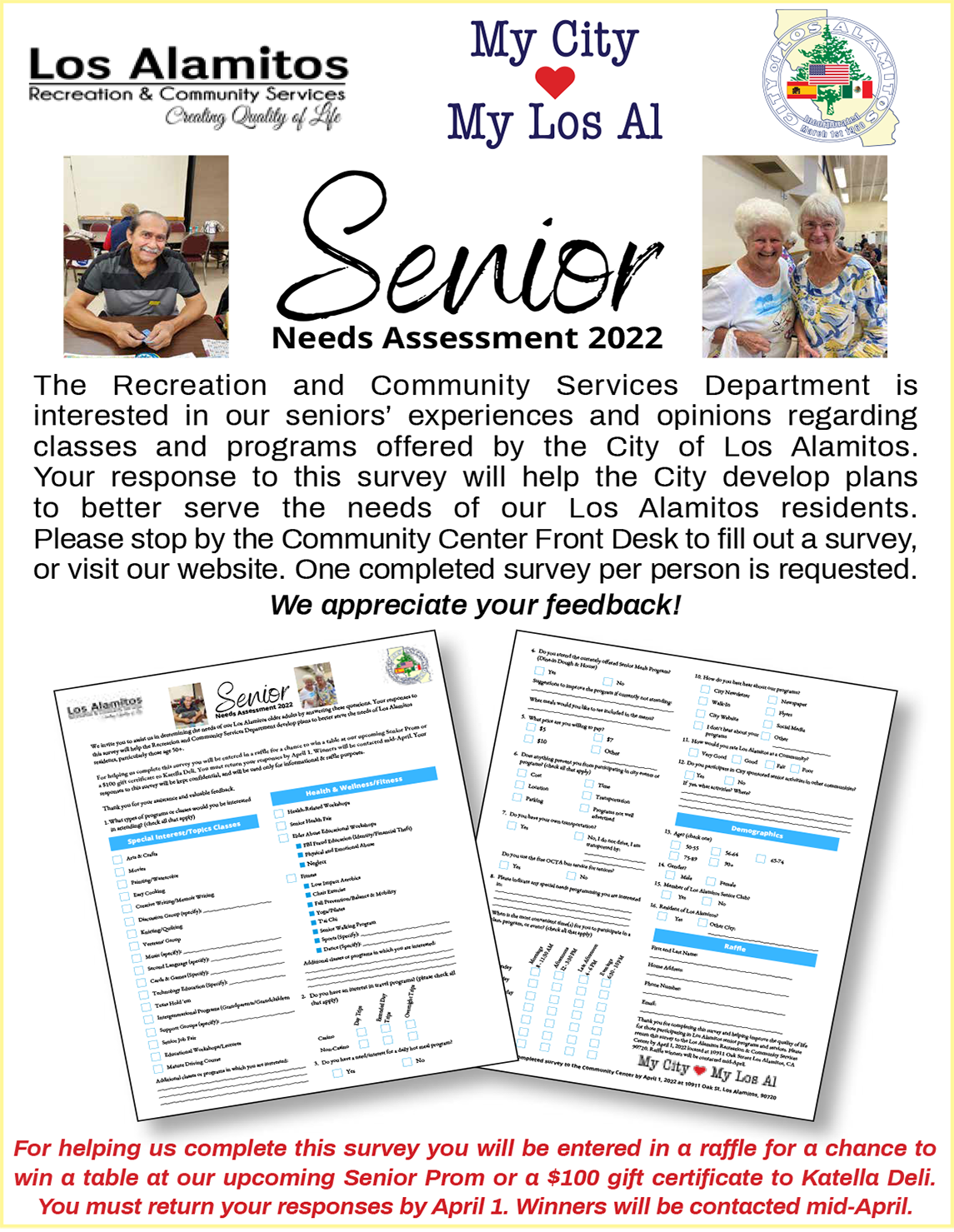 Senior Needs Assessment 2022