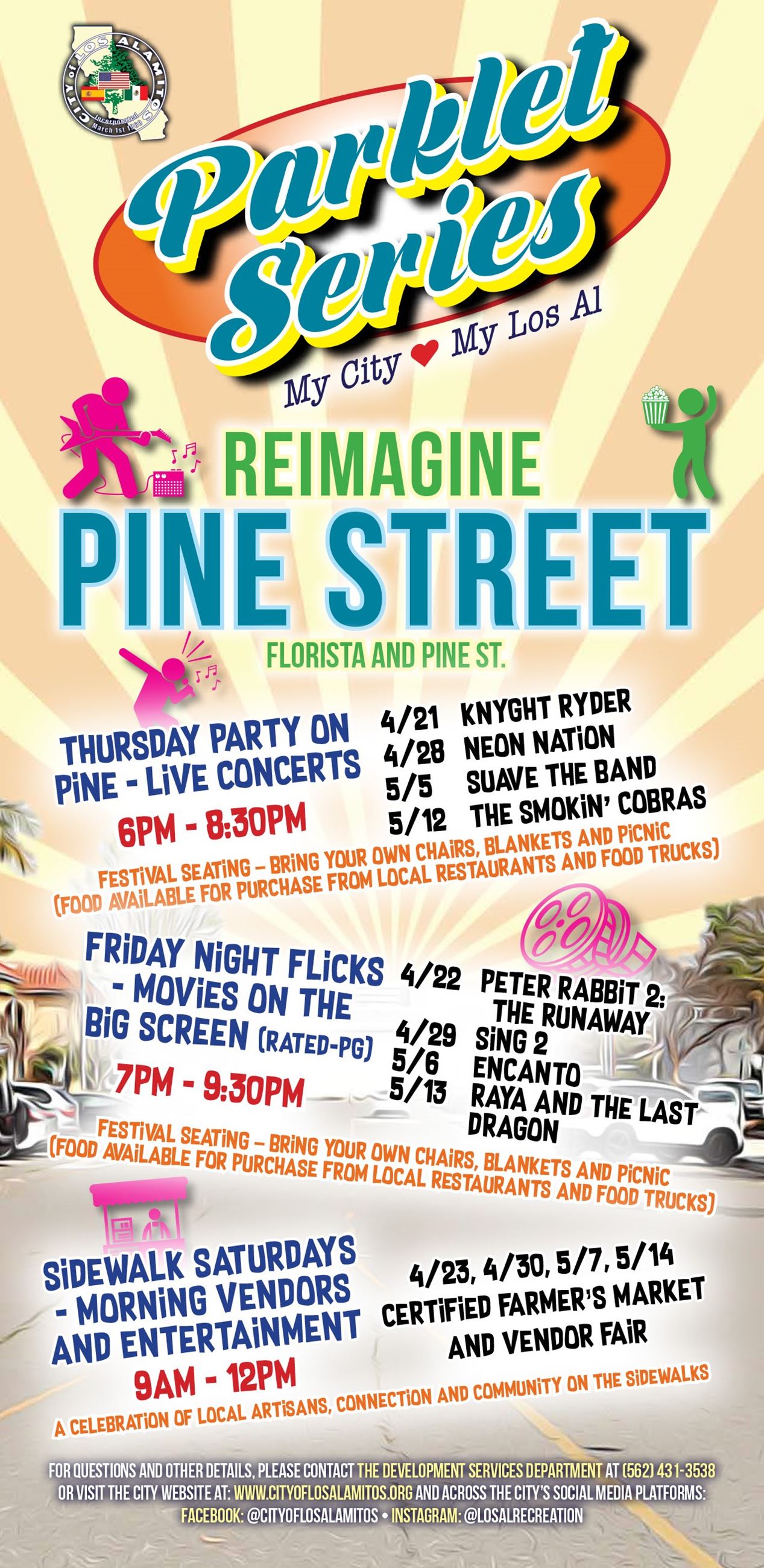 Parklet Full Schedule