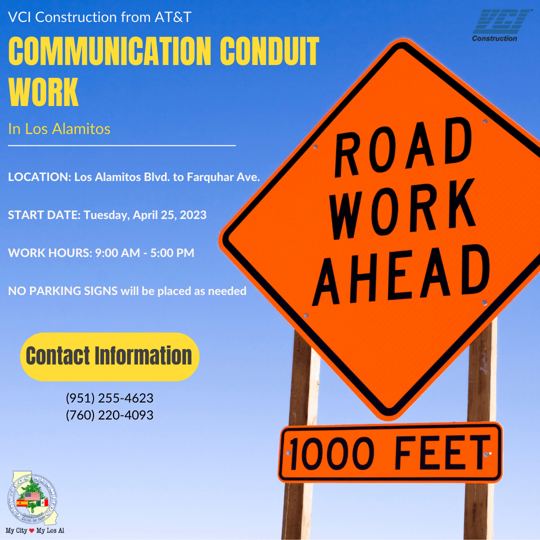 Communication Conduit Work - April 2023