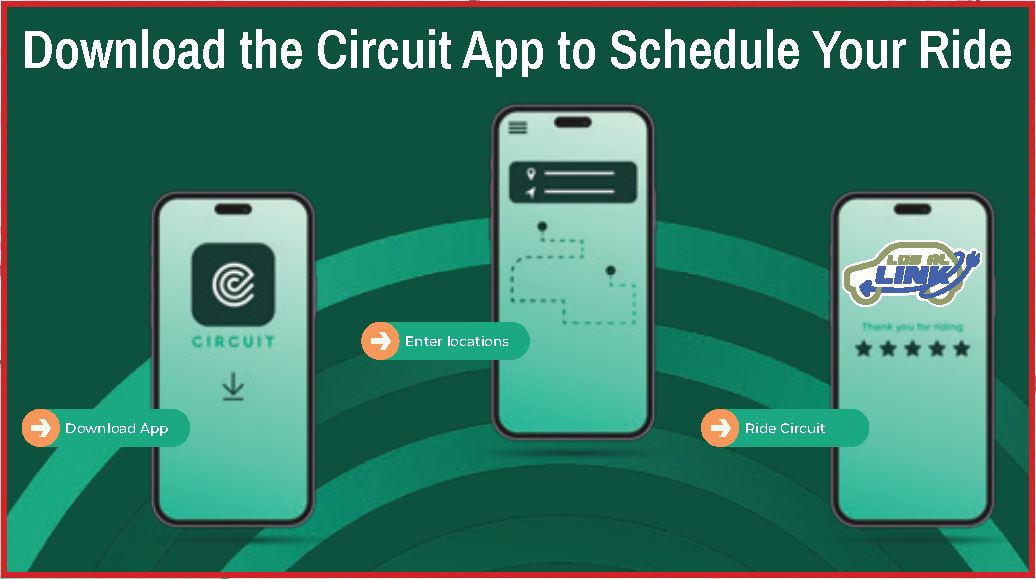 Download the Circuit App to Schedule Your Ride