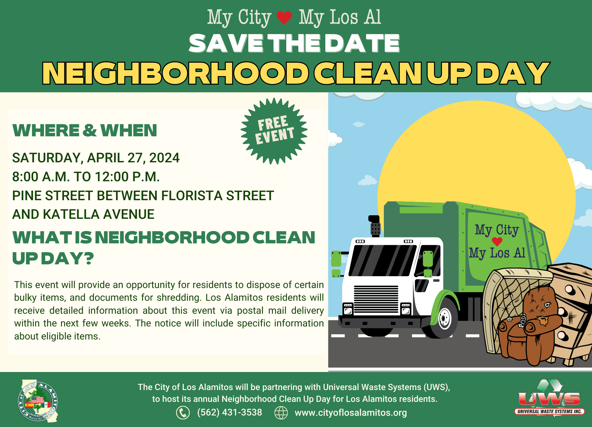 Save the Date - Neighborhood Clean Up 2024 (1)