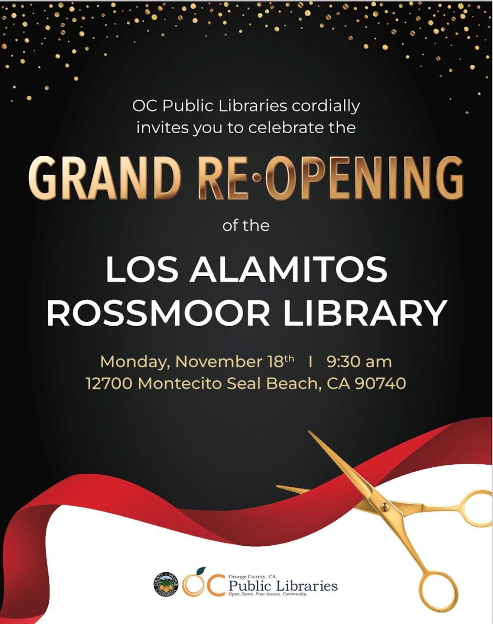 Grand Re-Opening 11.18